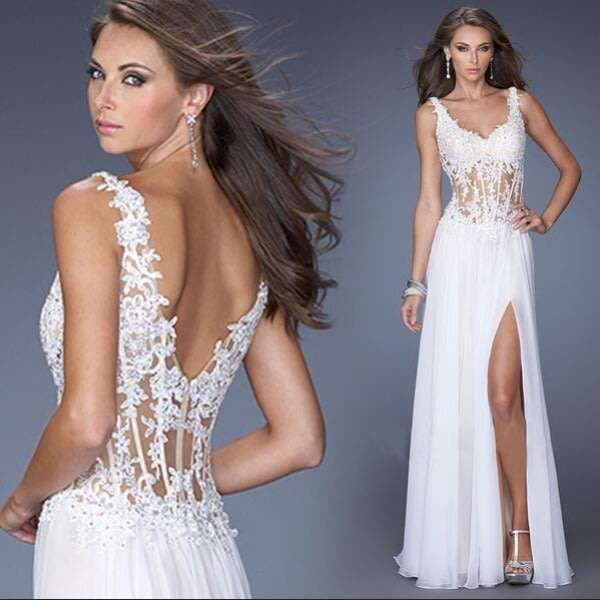 WEDDING DRESSES/WEDDING DRESS/WHITE WEDDING DRESS/MAXI WEDDING DRESS