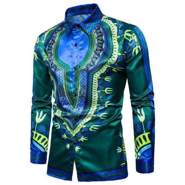 SHIRTS/SHIRT/MENS SHIRT/GREEN SHIRT/DRESS SHIRT/SLEEVED SHIRT/COLLARED SHIRT/PRINTED SHIRT