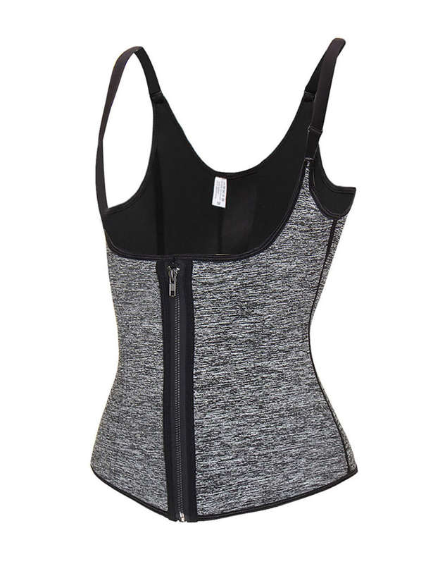 Womens grey waist trainers shapewear