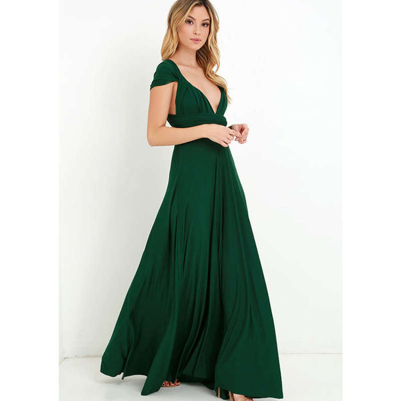 Infinity Dresses Green Bridesmaid Multiway Evening Dresses