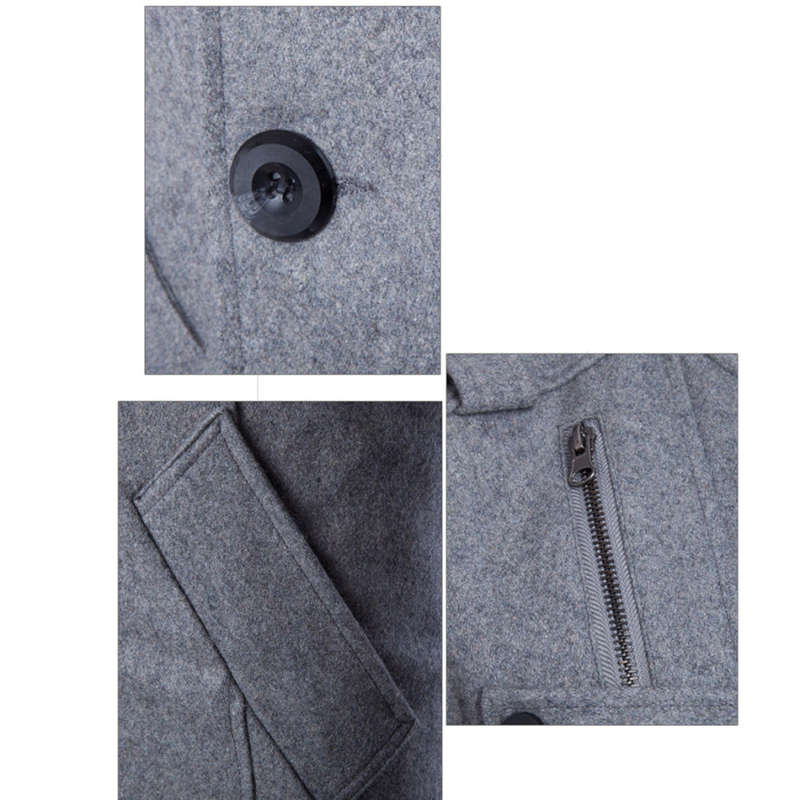 Men's Grey Trench Coat