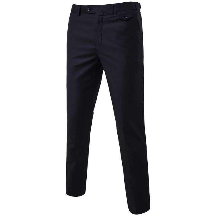 Black Three Piece Set Long Sleeve Fashion Men Suits - 4Xlarge