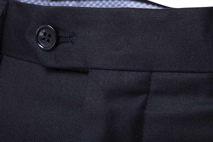 Black Three Piece Set Long Sleeve Fashion Men Suits - 4Xlarge