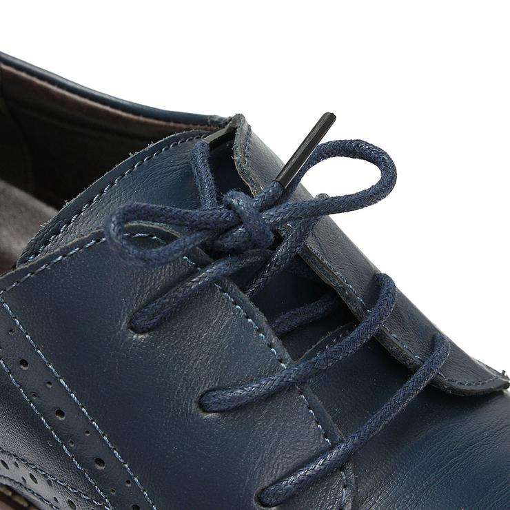 Mens Blue Formal Business Oxford Dress Shoes - Size 42