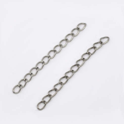 Connectors, Silver Tone Extender Chains For Necklaces And Bracelets, (Loose)