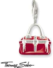 925 SILVER THOMAS SABO RED HANDBAG CHARM