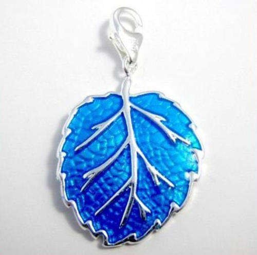 925 SILVER THOMAS SABO - BLUE LEAF PENDANT