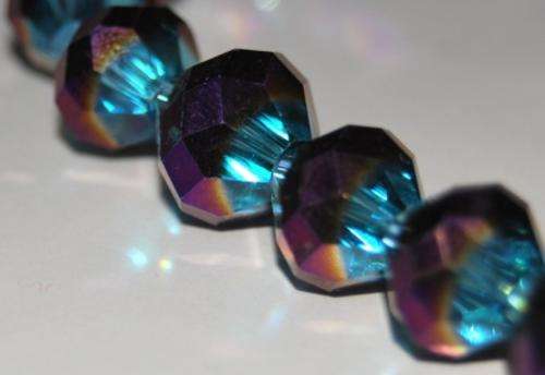 SWAROVSKI TOP DRILLED TURQUOISE COLOR BICONE BEADS 10MM