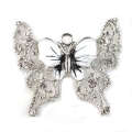 ANTIQUE SILVER BUTTERFLY PENDANT