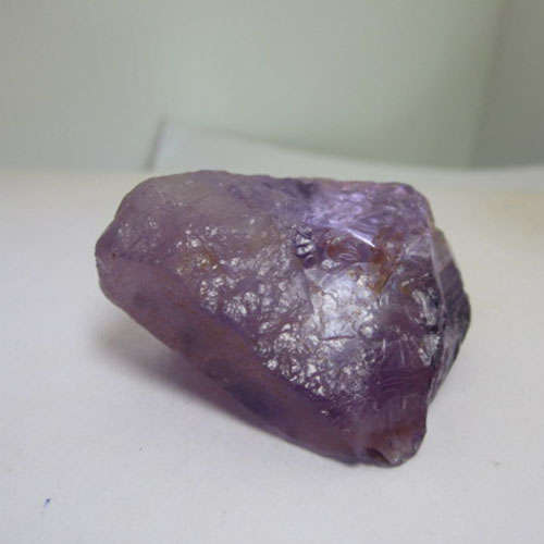 138.8CT. ROUGH VIOLET NATURAL UNHEATED MADAGASCAR AMETHYST GEMSTONE -100% NATURAL