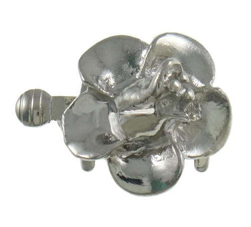 BOX CLASP - ROSE - PLATINUM PLATED - SINGLE STRAND - 14x18x10mm