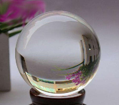 ASIAN QUARTZ - CLEAR - 60mm HEALING CRYSTAL SPHERE INCLUDING STAND