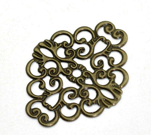 CONNECTORS - ANTIQUE BRONZE - FLOWER WRAPS - 37x30cm