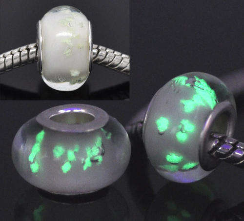 PANDORA STYLE HANDMADE MURANO GLASS - LUMINOUS BEADS