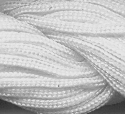 NYLON CORD - BRAIDED - WHITE - 2mm - SOLD PER METER