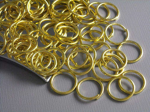 JUMP RINGS - GOLD PLATED - 10mm - SOLD PER PACK OF 100