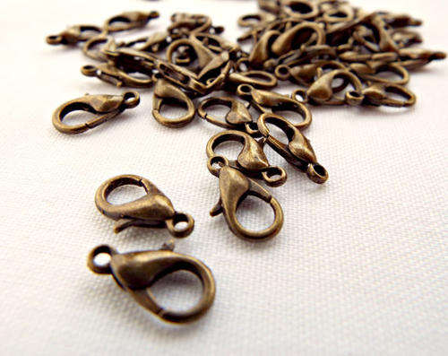 Bronze Lobster Clasps  7mm