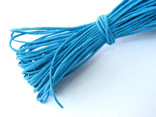 WAX CORD - TURQUOISE BLUE - 1.5mm - SOLD PER METER