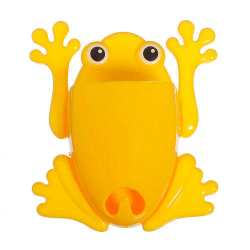 ***CLEARANCE SALE*** - ORGANIZER - FROG - TOOTHBRUSH, COSMETIC, STATIONARY - YELLOW