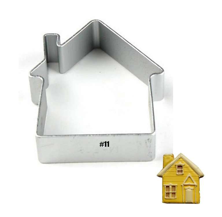 COOKIE - FONDANT - JELLY - CLAY - METAL - CUTTER - HOUSE