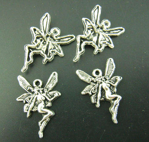 CHARMS - ANTIQUE SILVER - FAIRY - 21x15mm
