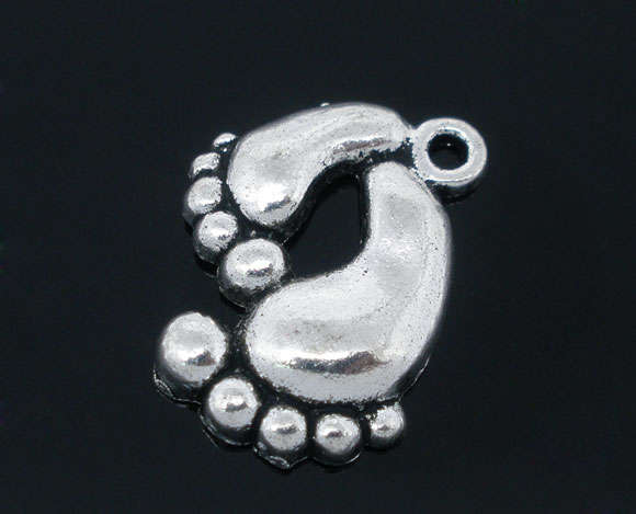 Lover's Feet Charm Pendants