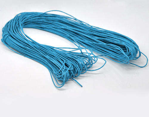 Waxed Kumihimo Craft/Beading Cord Sea Blue 1.5mm