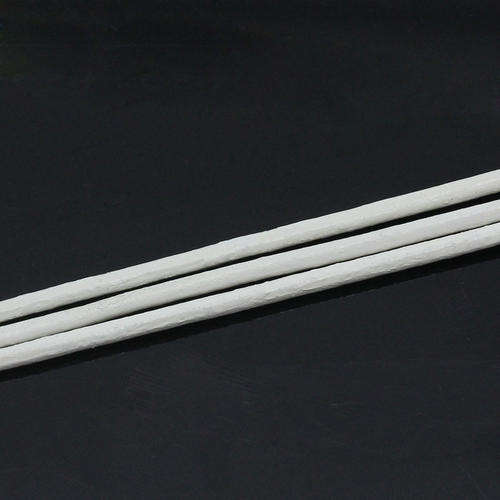 LEATHER CORD - GENUINE - 2mm - WHITE - SOLD PER METER
