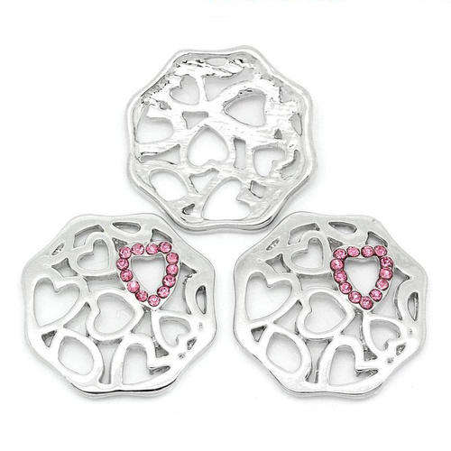 LIVING MEMORY - FLOATING CHARM - LOCKET PENDANT - INTERCHANGEABLE PLATES - TO FIT LOCKET B30441