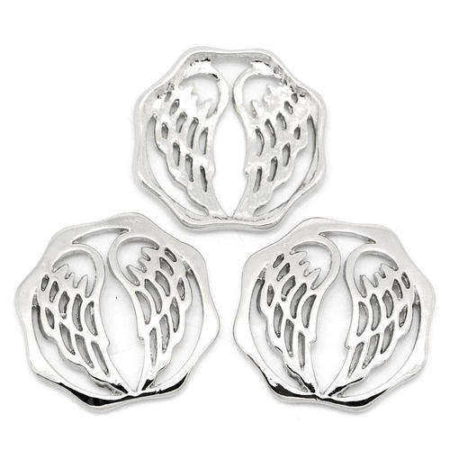 LIVING MEMORY - FLOATING CHARM - LOCKET PENDANT - INTERCHANGEABLE PLATES - TO FIT LOCKET B30441