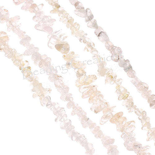 ***CLEARANCE*** GEMSTONE CHIP STRANDS - NATURAL - QUARTZ - MIXED - 9-13mm - SOLD PER STRAND