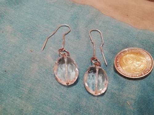 Sterling silver Thread earrings for sale