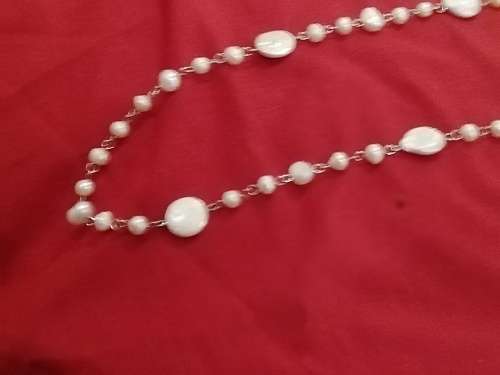 Imperfect pearl necklace, beautiful  long...