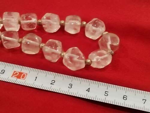 Beautiful clear stone necklace. Could be clear quartz
