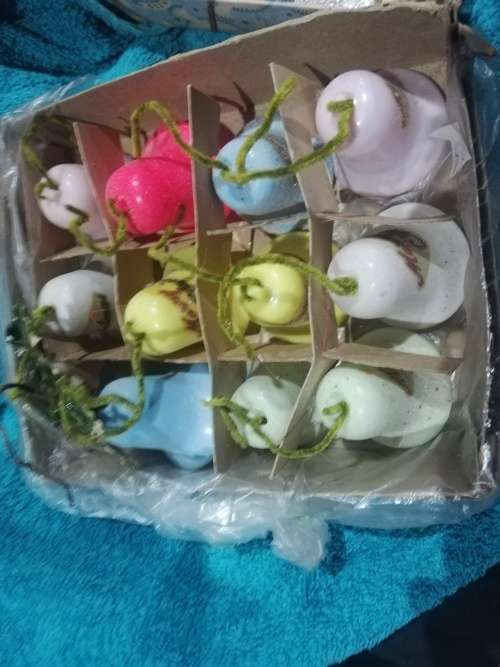 Vintage Christmas bells and decor. As per pic