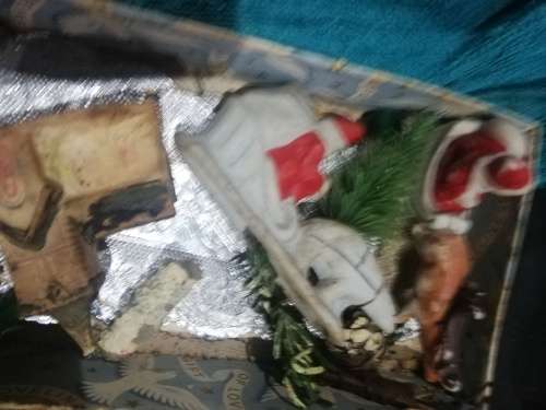 Vintage Christmas bells and decor. As per pic