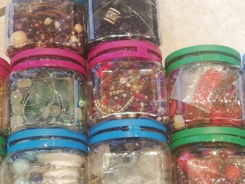 Bead jewelry making containers x 14 . Price is per container