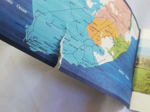 Collectables.... BLUE TRAIN ROUTE GUIDE and Leather Blue Train note holder with embossed logo