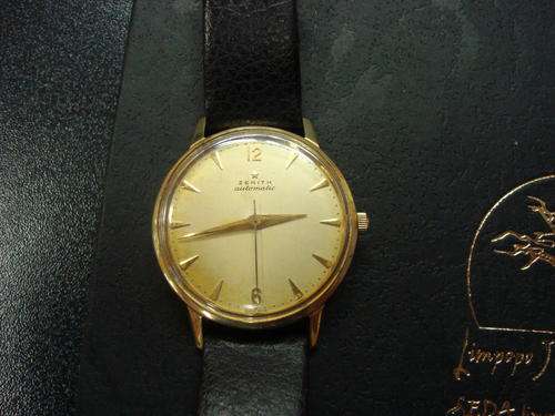 ZENITH AUTOMATIC SOLID 18CT YELLOW GOLD WATCH