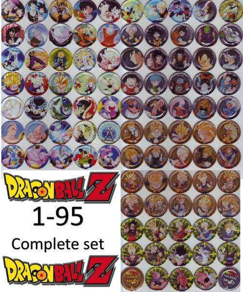 Dragonball Z MetalTazos 1-95