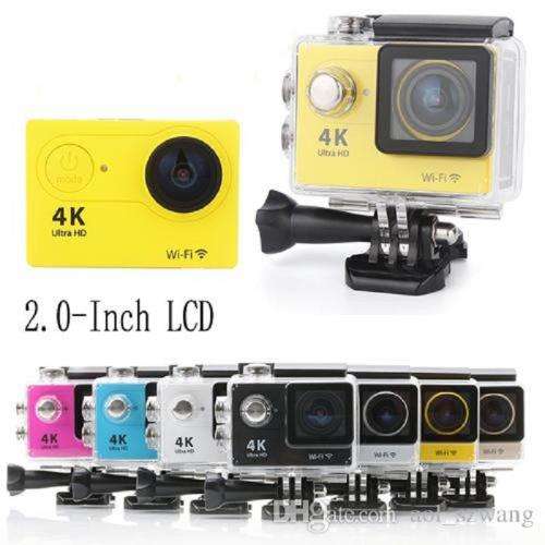 Eken 4K Ultra HD 1080P/30fps WIFI Waterproof Sports Camera - BLACK, BLUE or GOLD