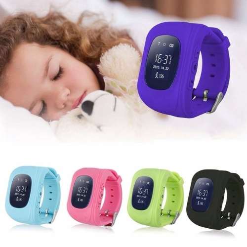 Q50 Kids Smart Watch Sim GPS + LBS kids guard tracking - BLUE, GREEN, PINK, NAVY BLUE, WHITE & BLACK