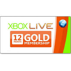 Xbox 360 Live 12 month Gold Membership