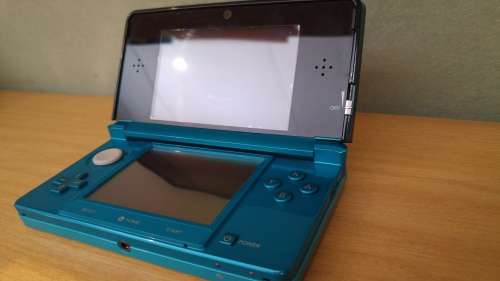 Aqua Blue Nintendo 3DS Console