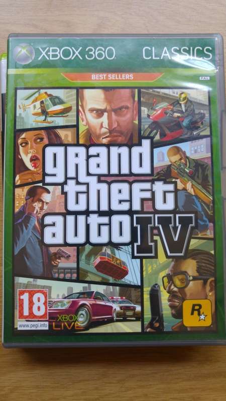 3 x Grand Theft Auto Xbox 360 Games