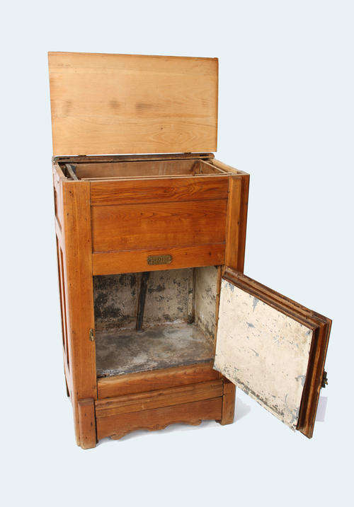 Antique Oak Fridge