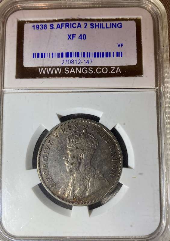 1936 South Africa 2 Shillings