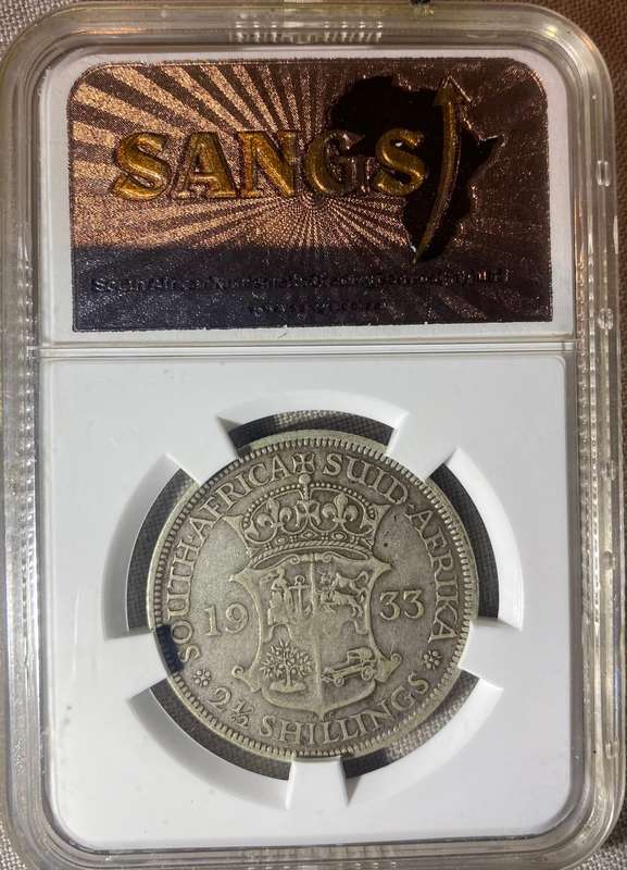1933 South Africa Half Crown