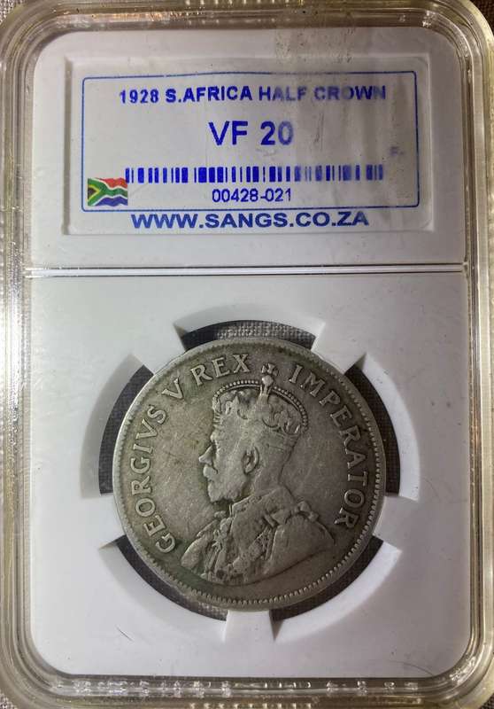 1928 South Africa Half Crown