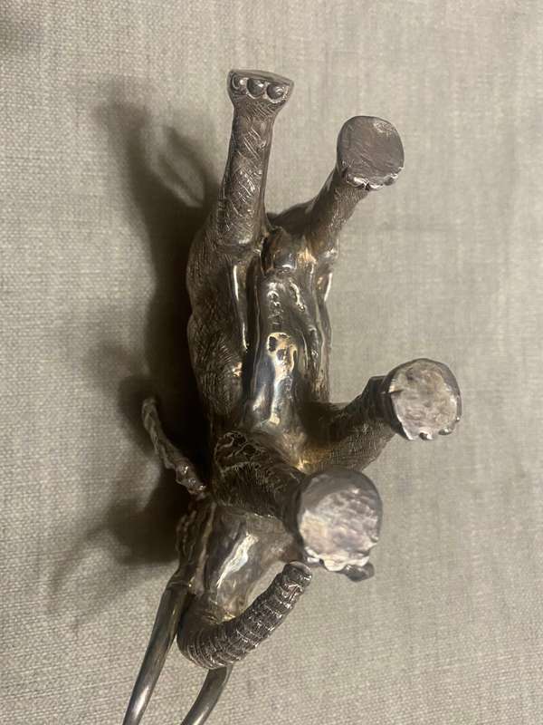 Silver Elephant with Certificate